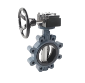 Worm gear hard-sealed flange butterfly valves